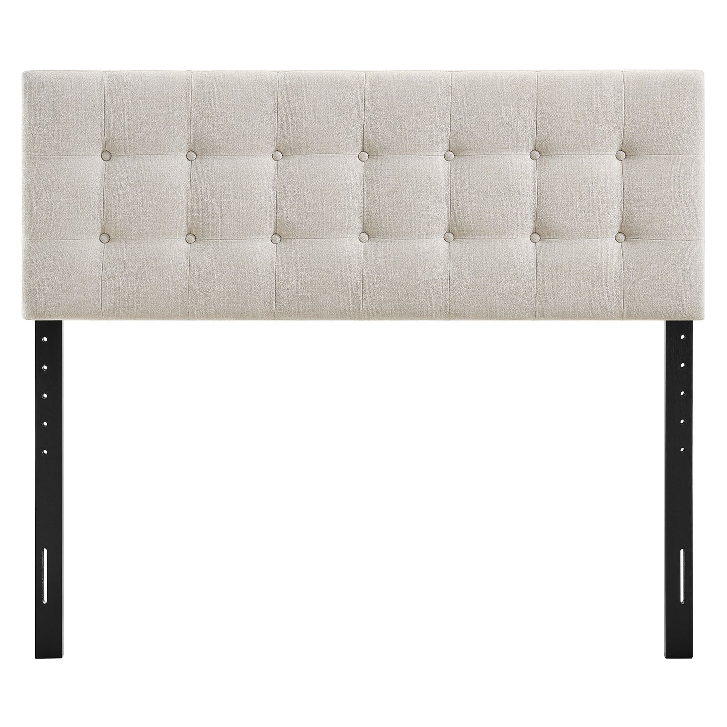 Vale Fabric Upholstered Full Size Headboard in Linen