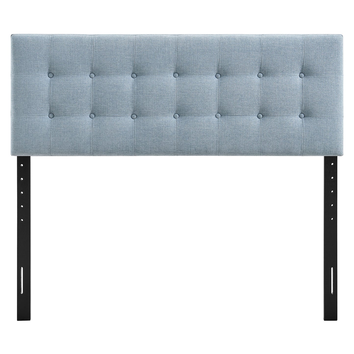 Vale Fabric Upholstered Full Size Headboard in Sky Blue
