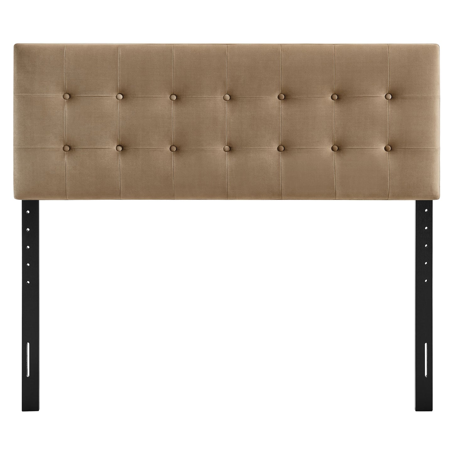Vale Stain-Resistant Performance Velvet Queen Size Headboard in Taupe