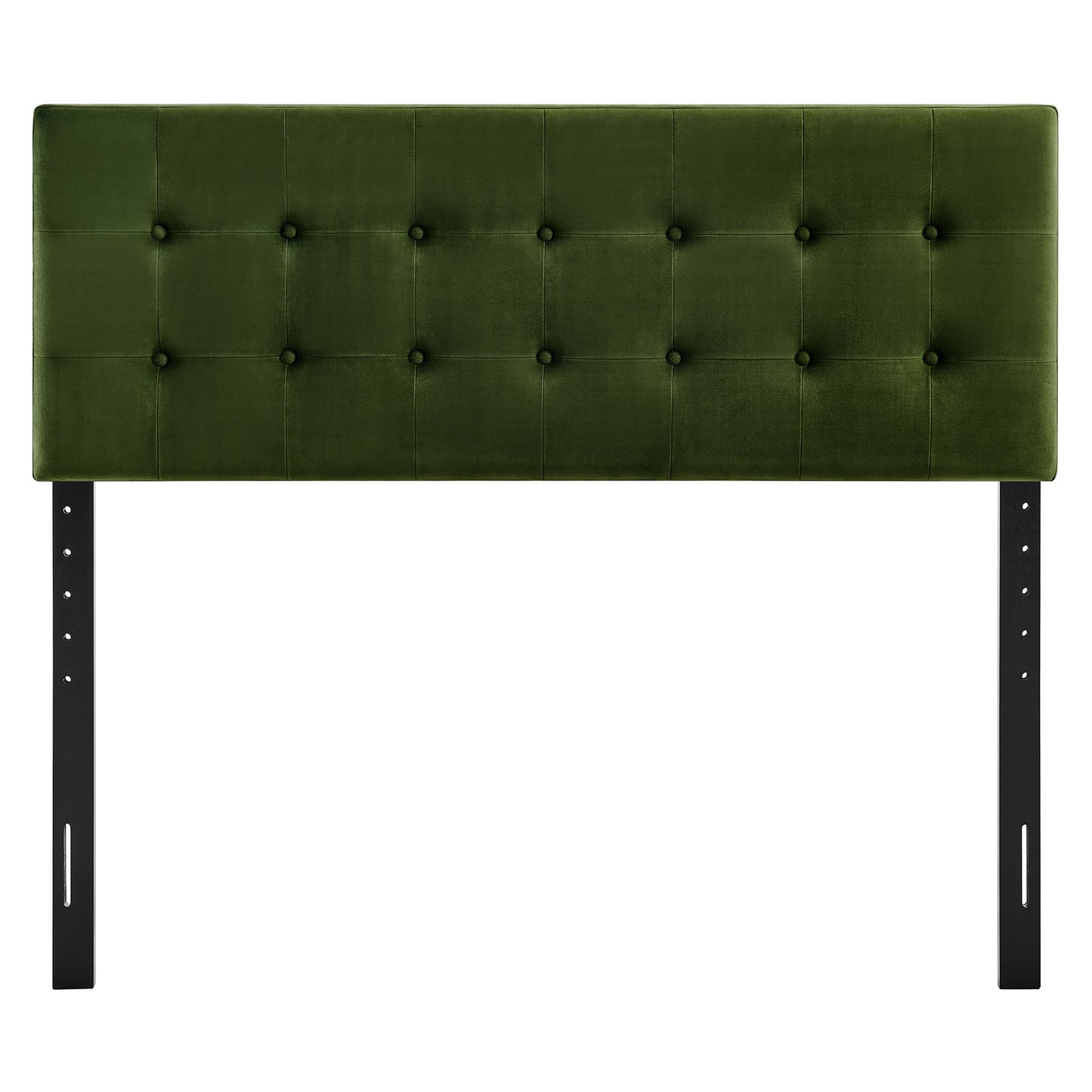 Vale Stain-Resistant Performance Velvet King Size Headboard in Moss Green