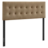 Vale Stain-Resistant Performance Velvet King Size Headboard in Taupe