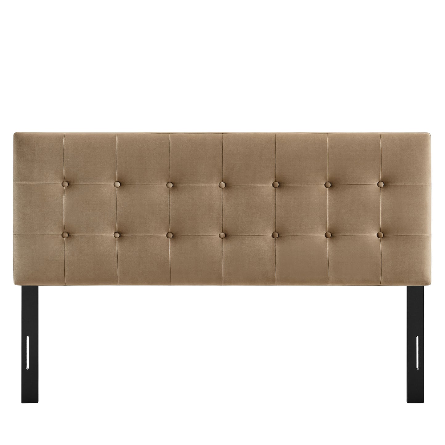 Vale Stain-Resistant Performance Velvet King Size Headboard in Taupe