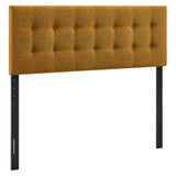 Vale Fabric Upholstered King Size Headboard in Copper