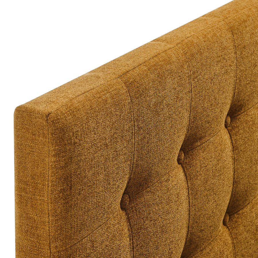 Vale Fabric Upholstered King Size Headboard in Copper