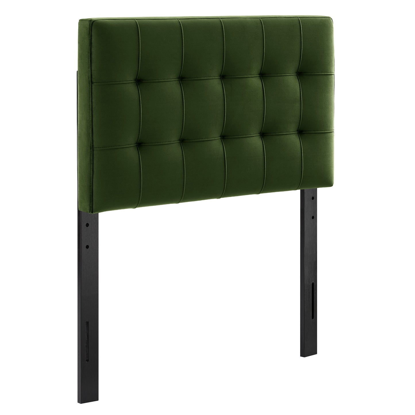 Lily Stain-Resistant Performance Velvet Twin Size Headboard by Furniture for America