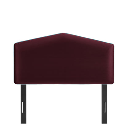 Cosette Performance Velvet Twin Size Headboard by Furniture for America