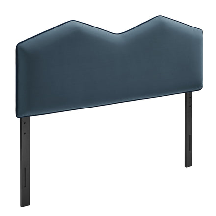 Cosette Performance Velvet Full Size Headboard in Cadet Blue