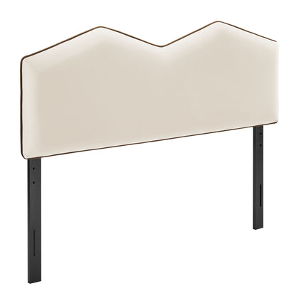 Cosette Performance Velvet Queen Size Headboard by Furniture for America