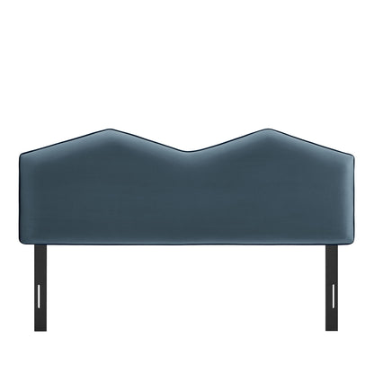 Cosette Performance Velvet King Size Headboard by Furniture for America