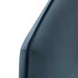 Lattice Performance Velvet King Size Headboard in Cadet Blue