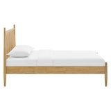 Tawny Twin Size Spindle Bed Frame in Light Oak