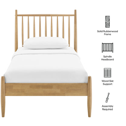 Zane Twin Size Spindle Bed Frame by Furniture for America