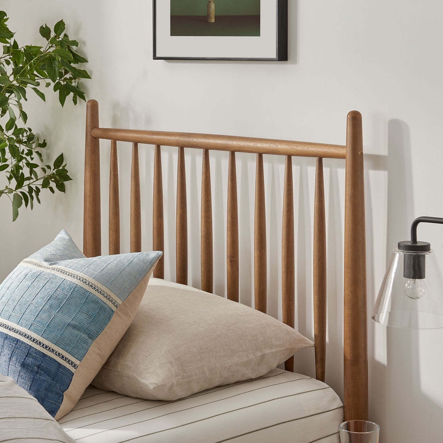 Zane Twin Size Spindle Bed Frame by Furniture for America