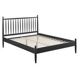 Tawny King Size Spindle Bed in Black