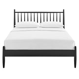 Tawny King Size Spindle Bed in Black