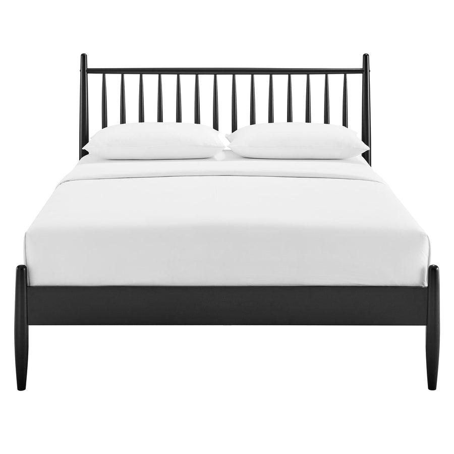 Tawny King Size Spindle Bed in Black