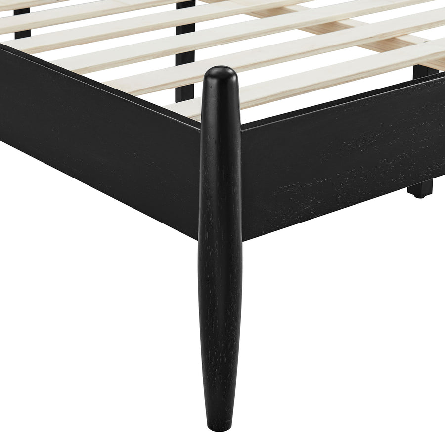Tawny King Size Spindle Bed in Black