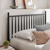 Tawny King Size Spindle Bed in Black