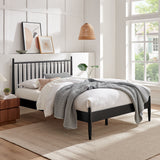 Tawny King Size Spindle Bed in Black