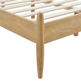 Tawny King Size Spindle Bed in Light Oak