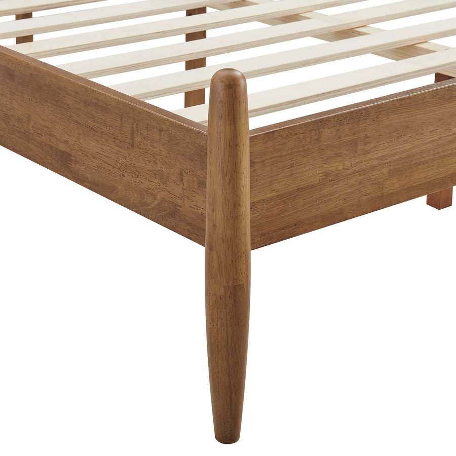 Tawny King Size Spindle Bed in Walnut
