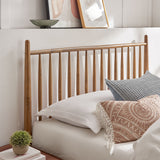 Tawny King Size Spindle Bed in Walnut