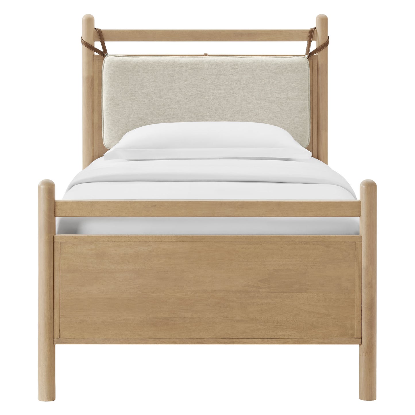 Leni Twin Size Wood Platform Bed Frame by Furniture for America