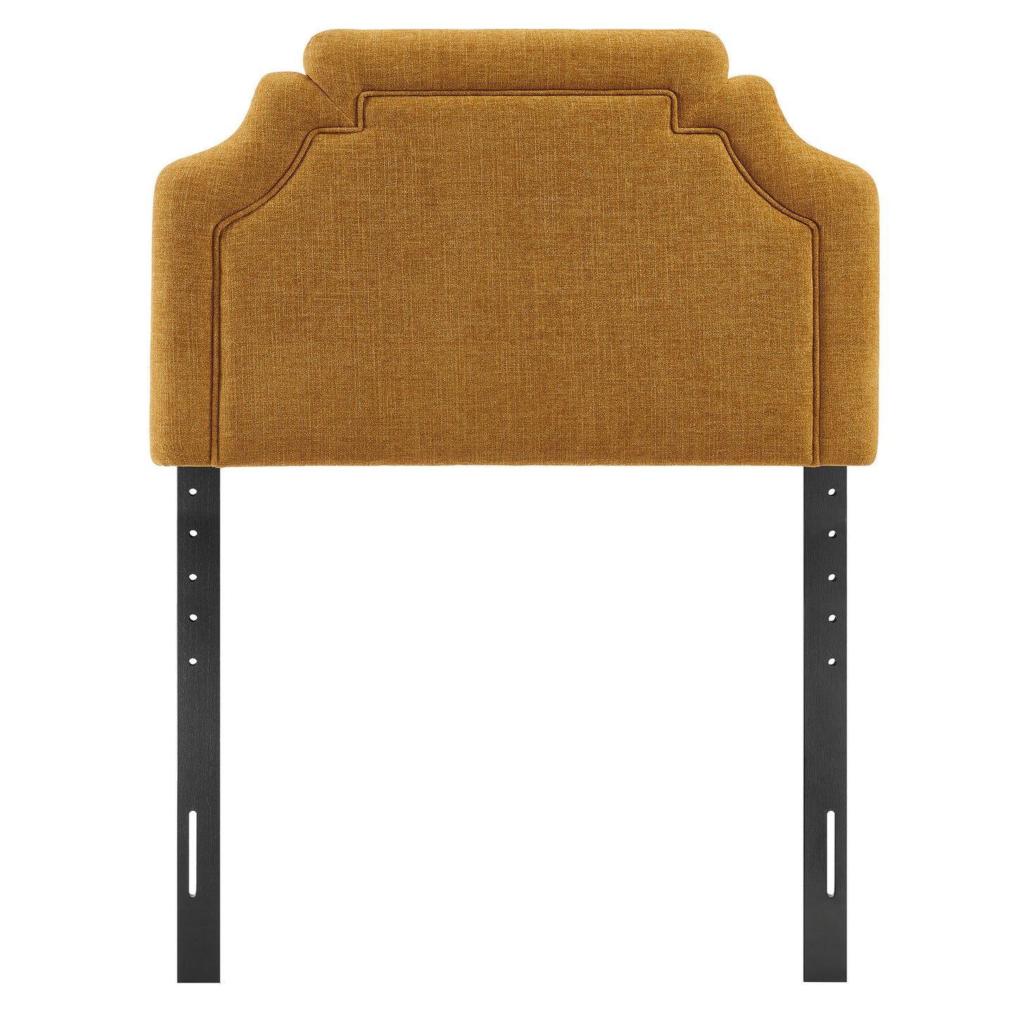 Thatch Upholstered Fabric Twin Size Headboard in Copper