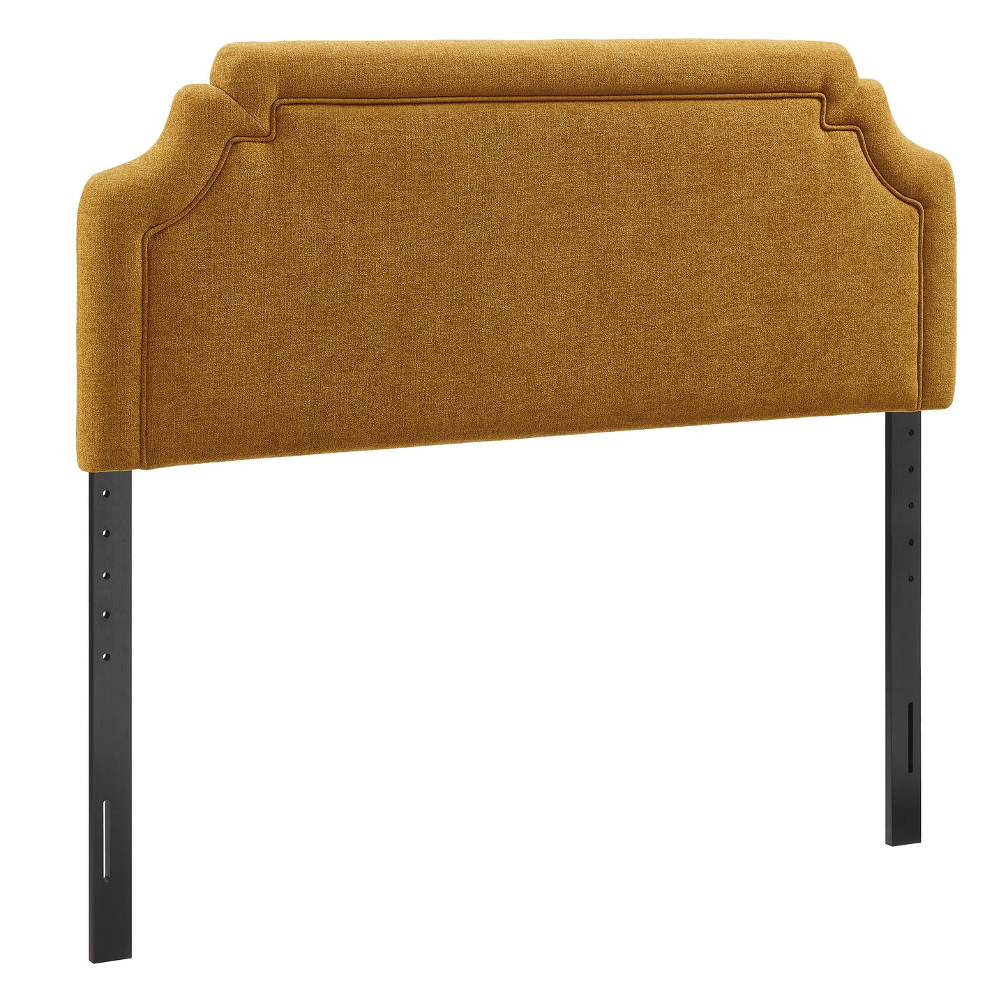 Thatch Upholstered Fabric Full Size Headboard in Copper