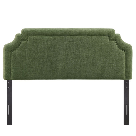 Magnolia Upholstered Fabric Full Size Headboard in Foliage