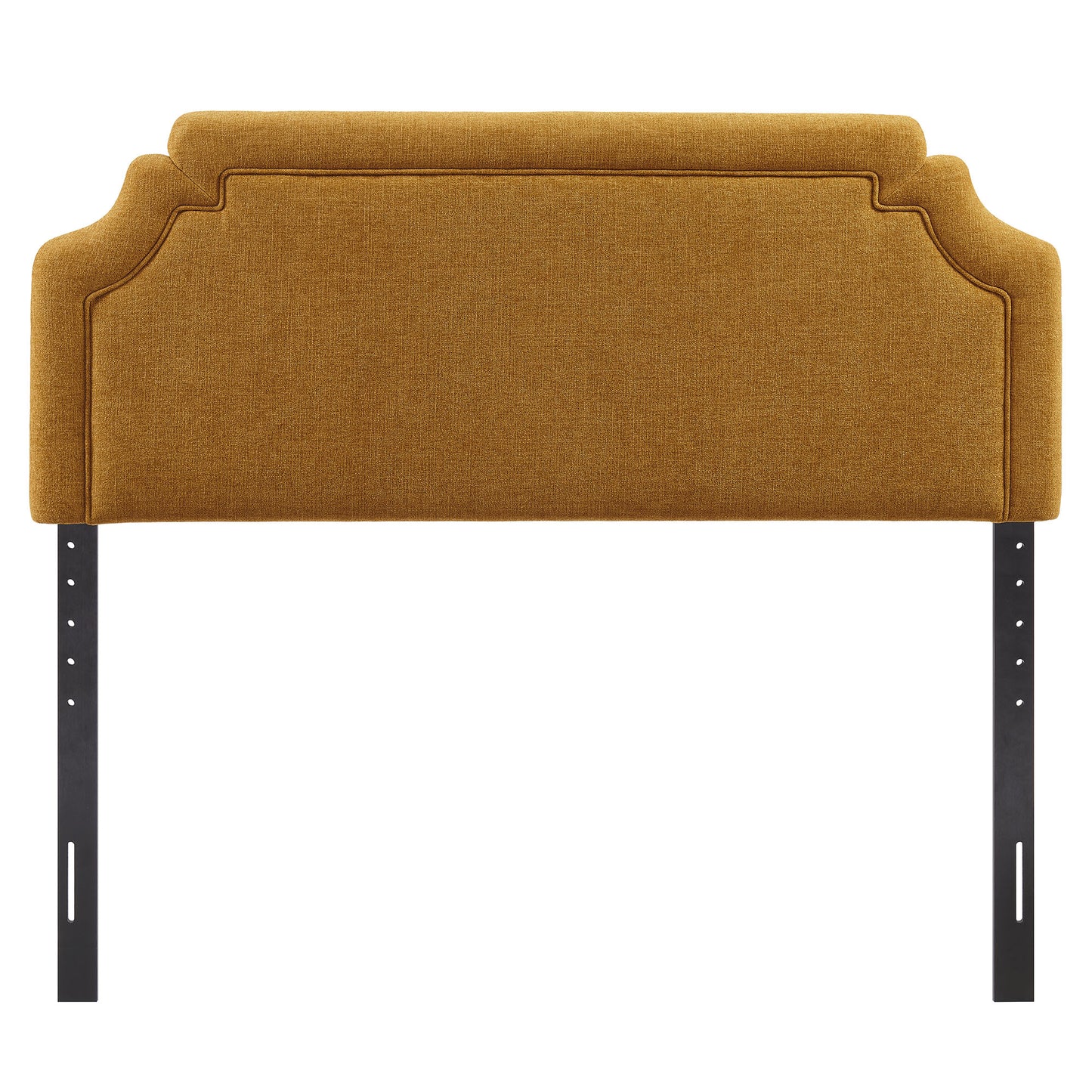 Thatch Upholstered Fabric King Size Headboard in Copper