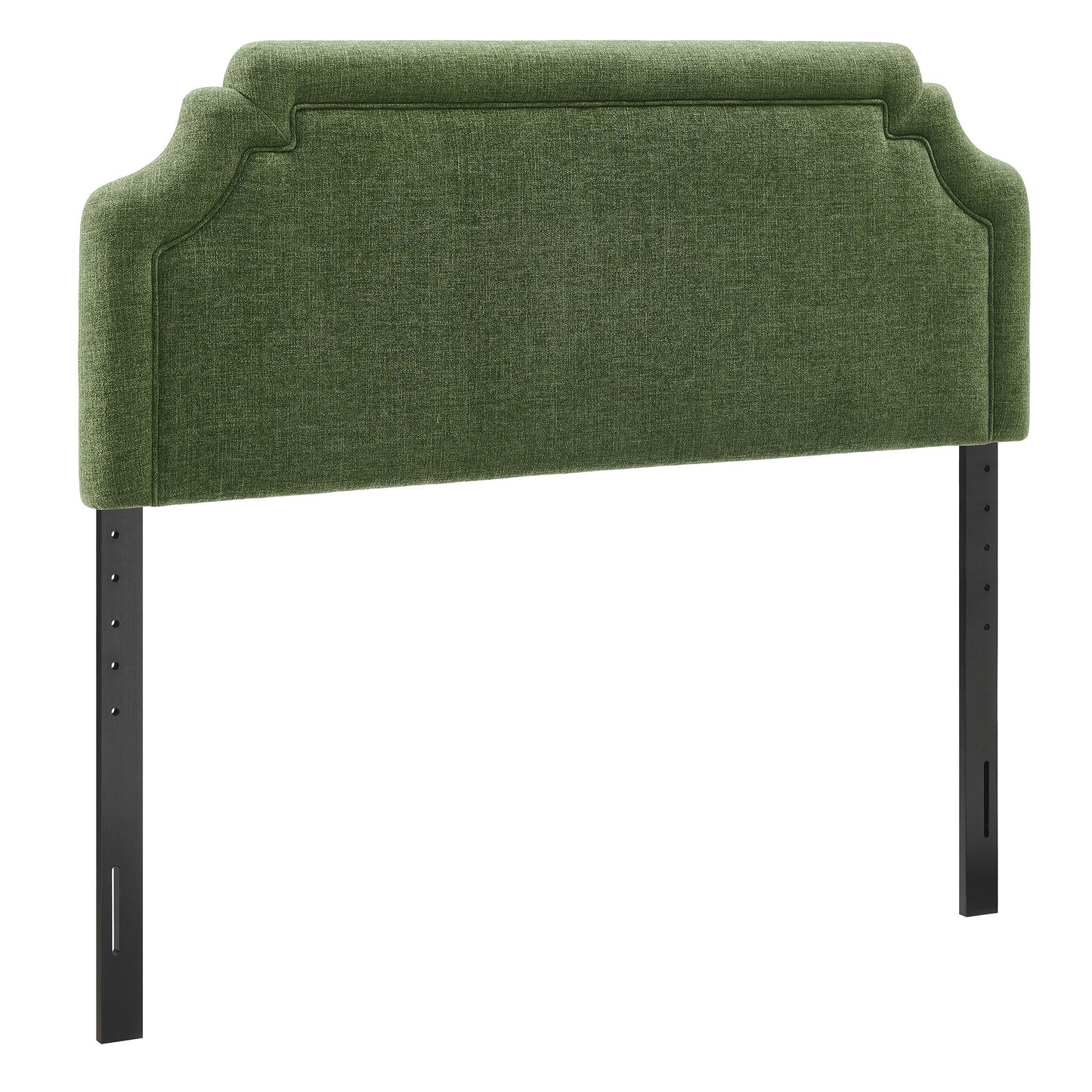 Thatch Upholstered Fabric King Size Headboard in Foliage