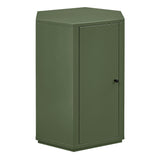 Adair Faceted Semi-Gloss Side Table in Cypress